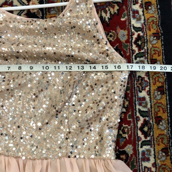 Beaded Sparkly Pink Party Dress - Picture 3 of 5